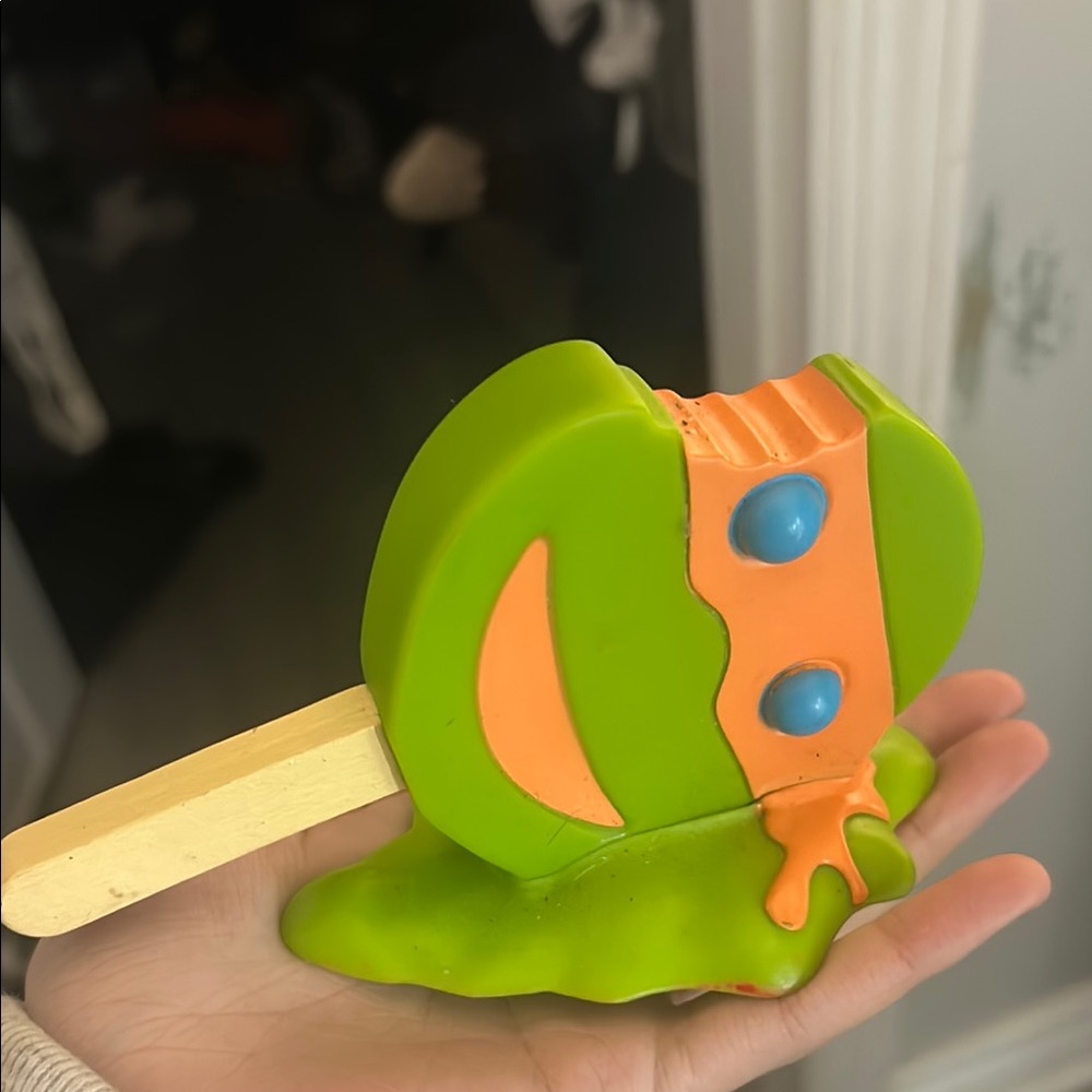 Green and Orange Popsicle Toy